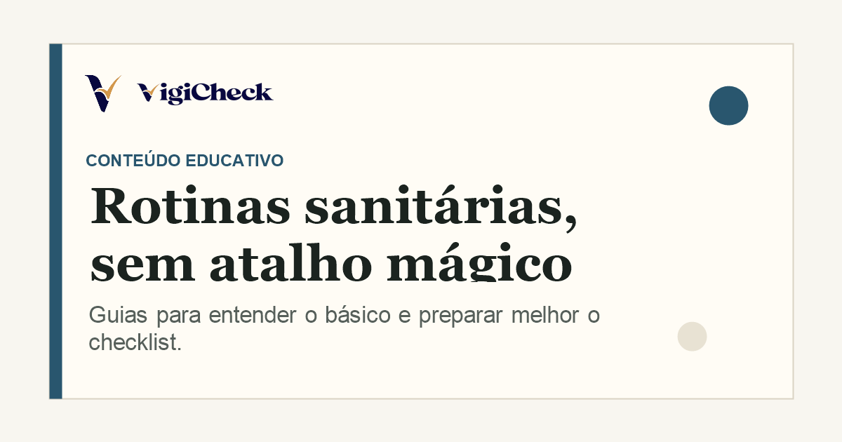 Bancada de embalagem para delivery com checklist sanitário e etiquetas de controle